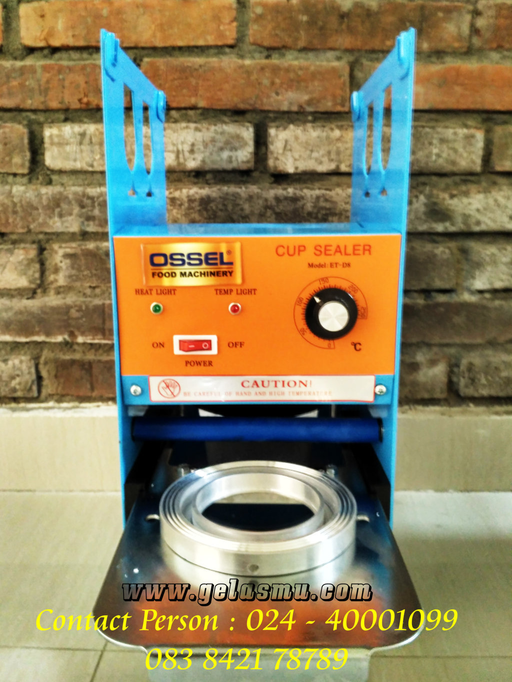 jual mesin cup sealer ossel