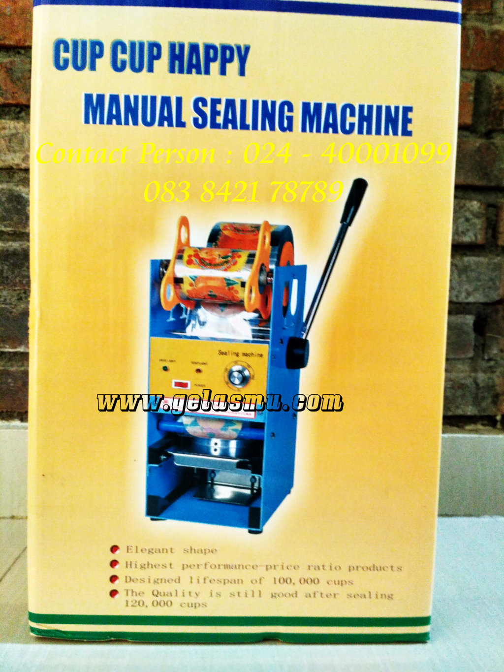 jual mesin cup sealer ossel